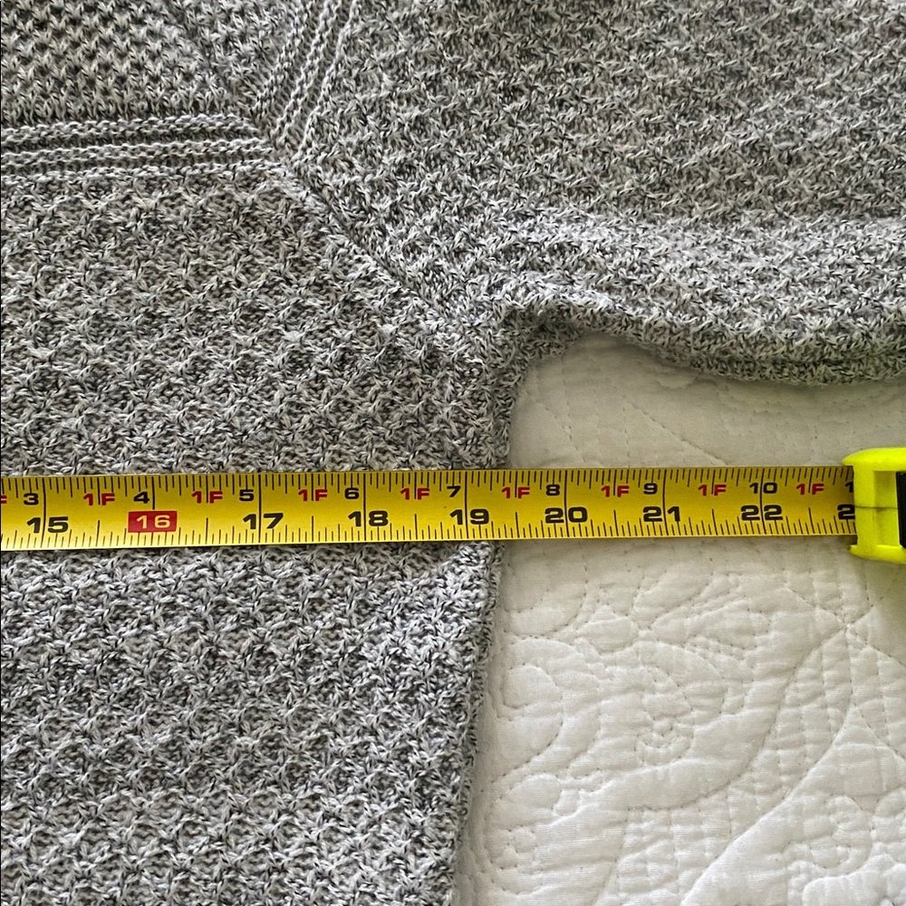 Athleta Borealis Cable Knit Wool Blend Sweater in gray - Picture 6 of 9